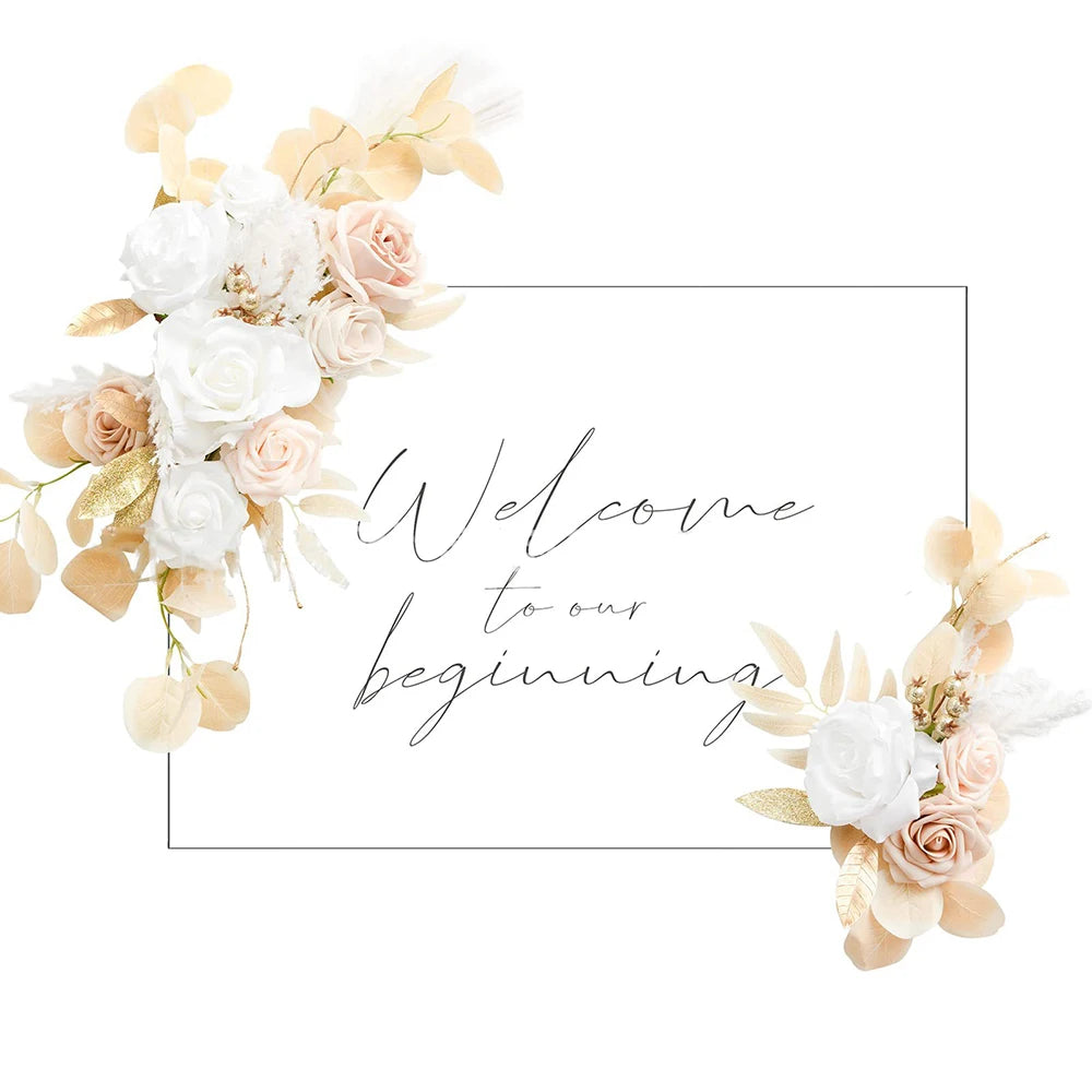 ποΈ Elegant Romance Wedding Arch Flower Kit β Timeless Beauty Without the Hassle