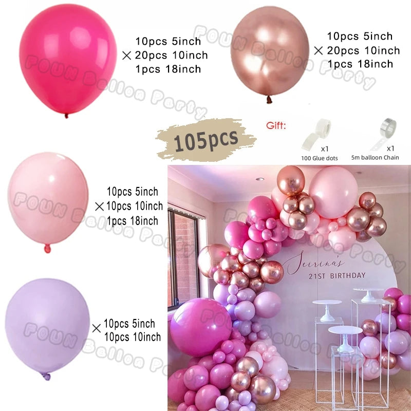 πΌ Gender Reveal Balloon Arch Kit β Stunning Baby Shower Backdrop for Boy or Girl