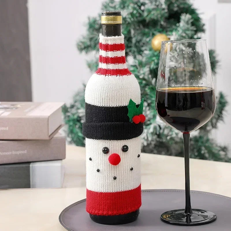 π
β¨ Festive Wine Bottle Cover π·π