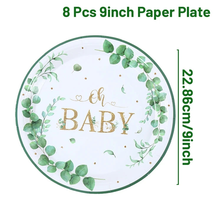 ๐ผ All-in-One Tableware Set - Stress-Free Elegance for Your Baby Shower