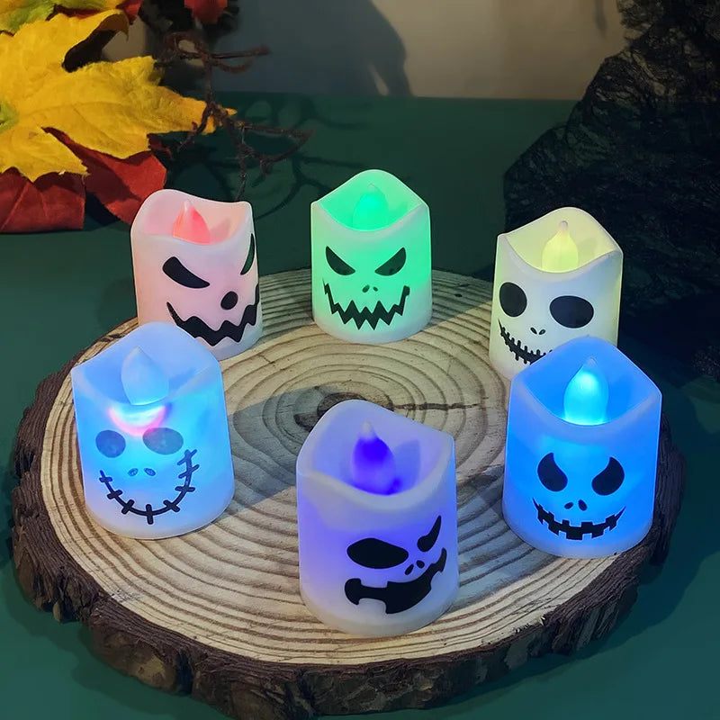 ππ» Spooky Glow Halloween LED Candle Set (6pcs)