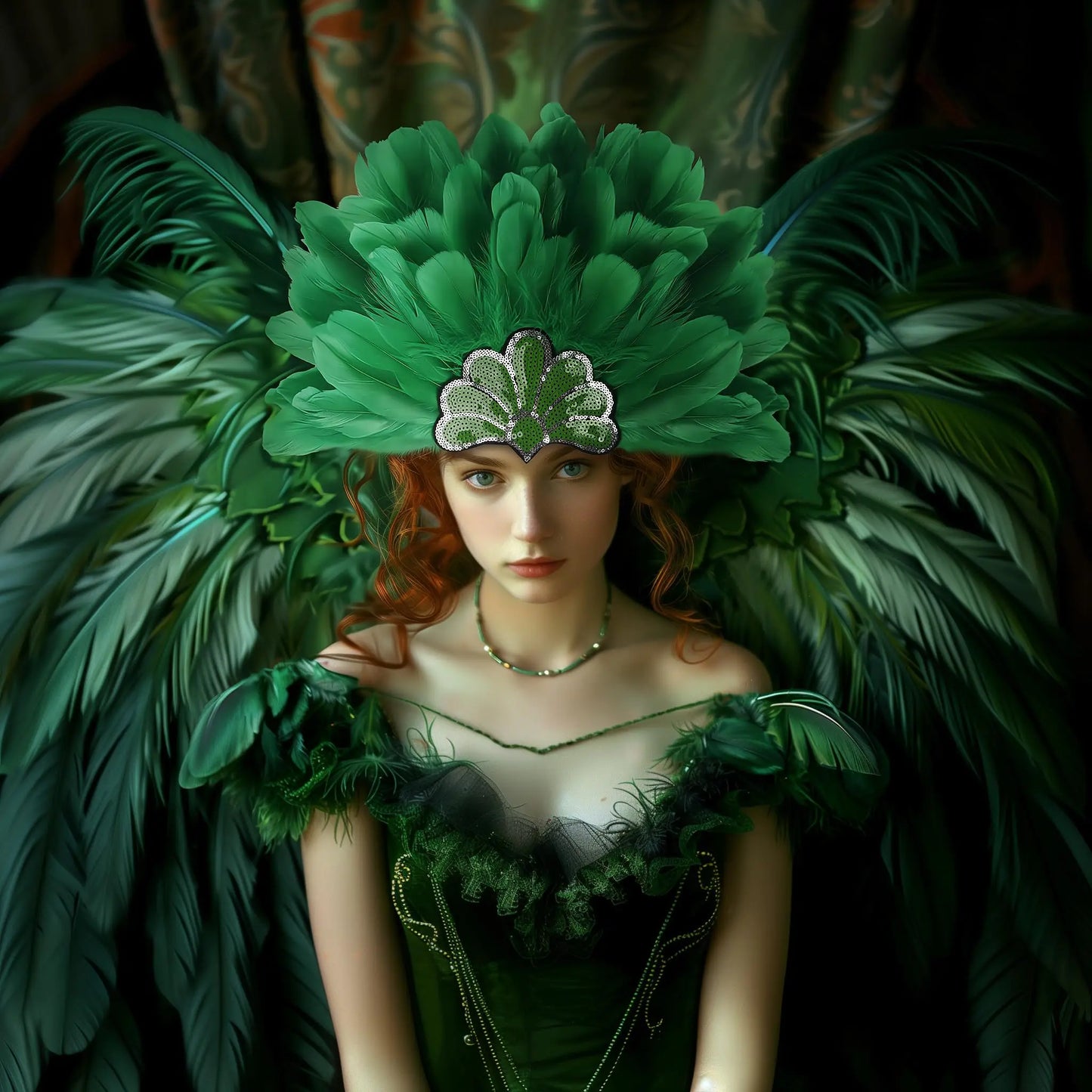π Perfect Carnival Feather Headpiece π