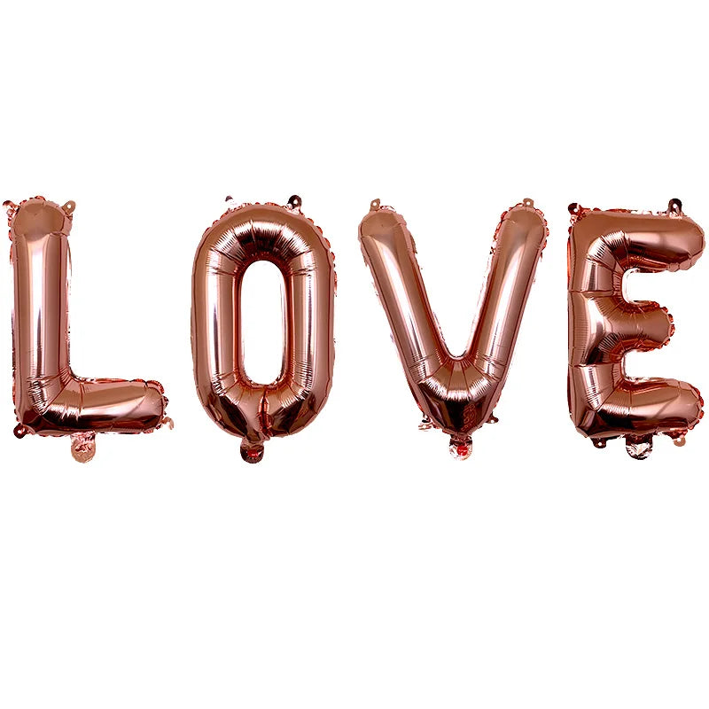 🎈Say It With Style: "Letter Love" Foil Balloons 💕✨