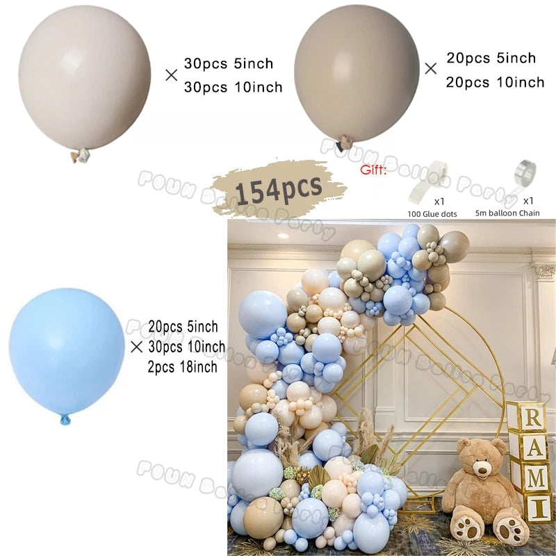 πΌ Gender Reveal Balloon Arch Kit β Stunning Baby Shower Backdrop for Boy or Girl
