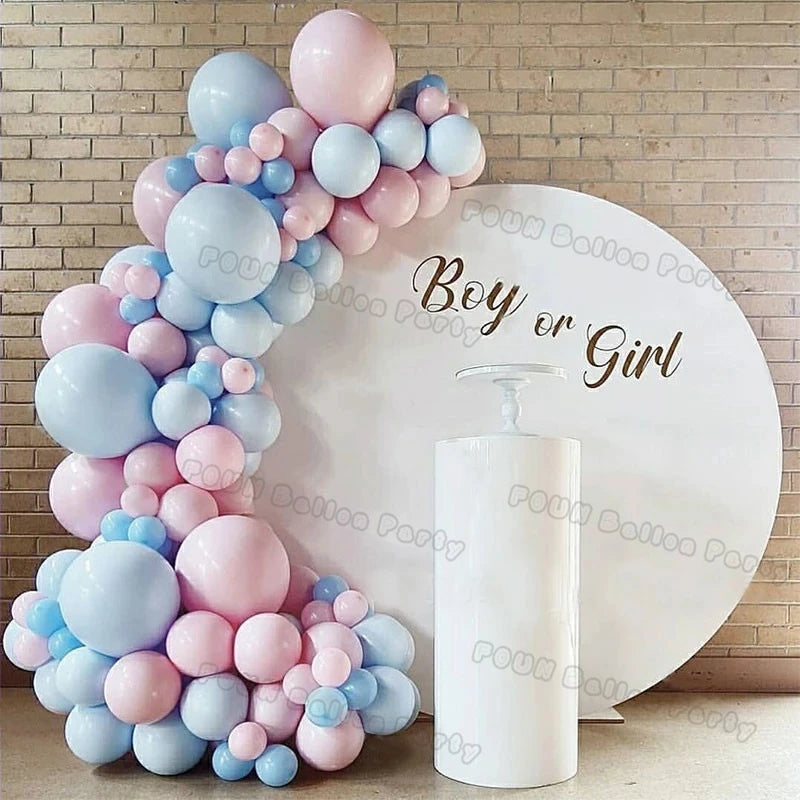 πΌ Gender Reveal Balloon Arch Kit β Stunning Baby Shower Backdrop for Boy or Girl