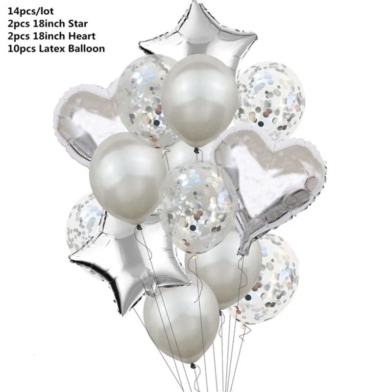 🎉 Rose Gold Confetti Balloons – Glamorous Party Décor for Unforgettable Birthday