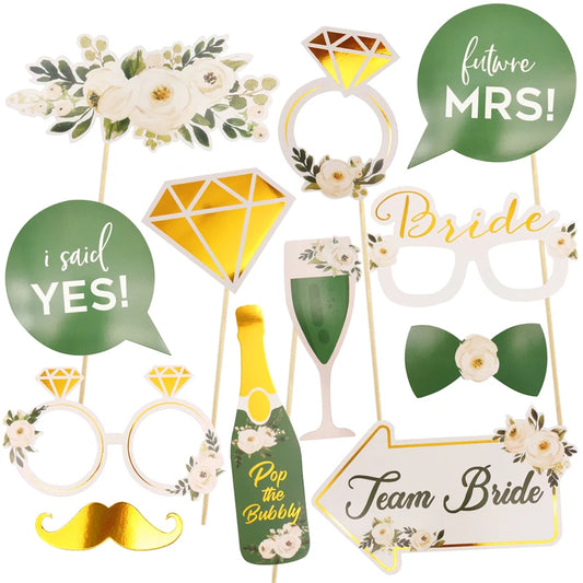 🕊️Fotohokje-accessoires voor Team Bride – Maak elke vrijgezellenfoto onvergetelijk!