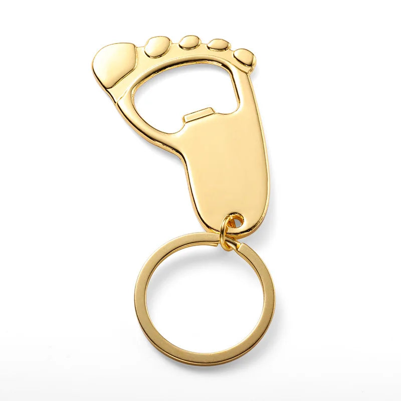 πΌ Baby Feet Bottle Opener Keychain β Cute & Practical Baby Shower Favor
