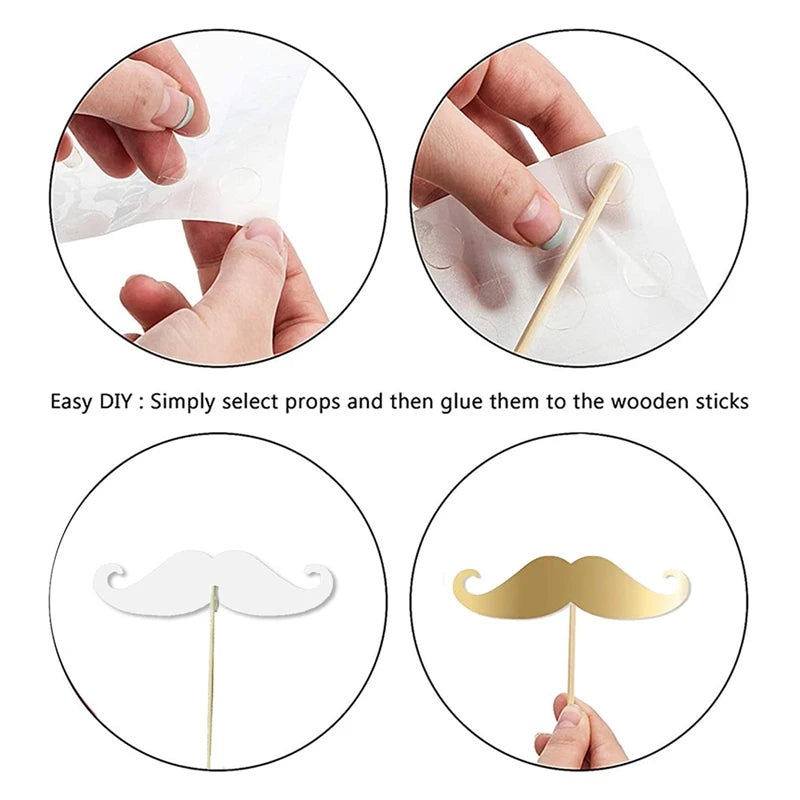 🕊️Team Bride Photo Booth Props – Make Every Bachelorette Snap Unforgettable!