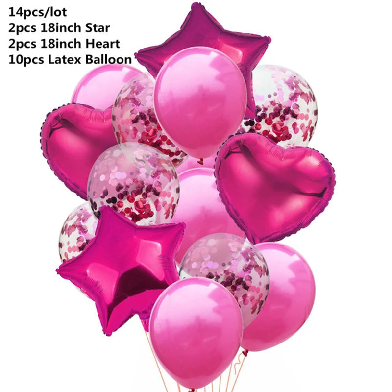 🎉 Rose Gold Confetti Balloons – Glamorous Party Décor for Unforgettable Birthday