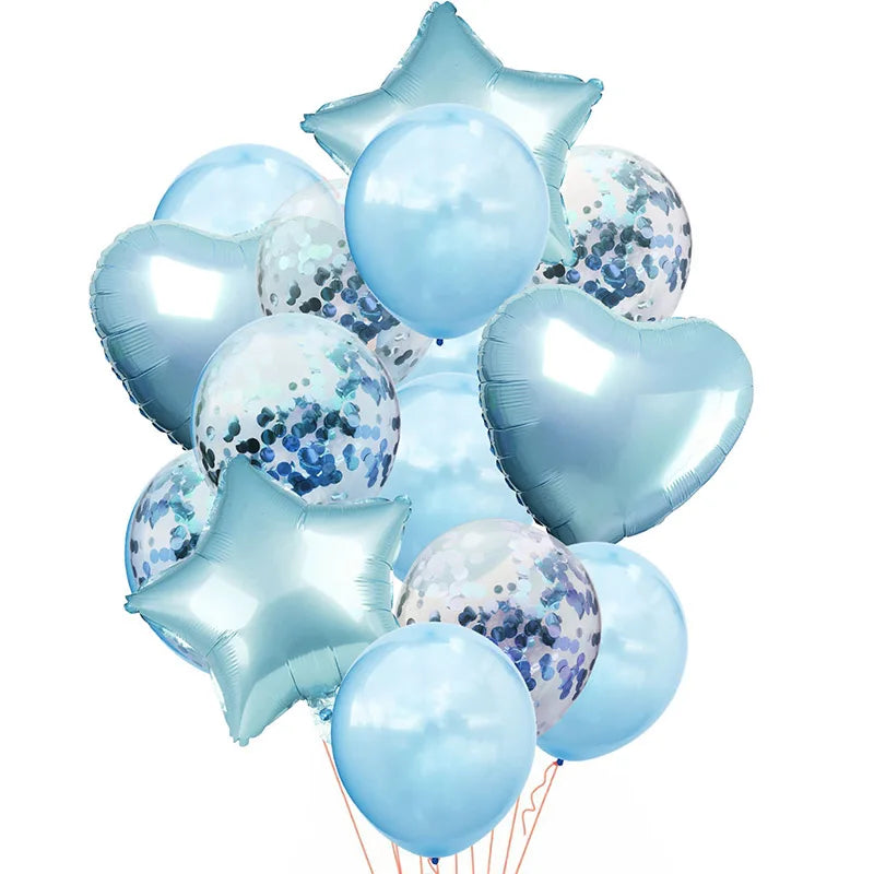🎉 Rose Gold Confetti Balloons – Glamorous Party Décor for Unforgettable Birthday