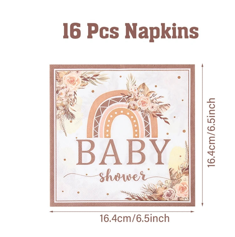 ๐ผ All-in-One Tableware Set - Stress-Free Elegance for Your Baby Shower
