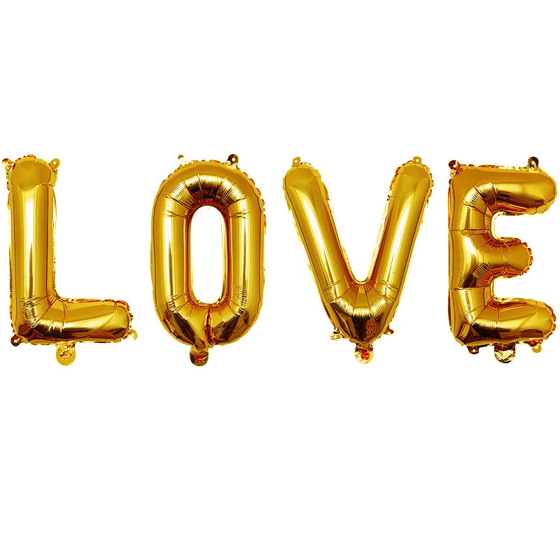 🎈Say It With Style: "Letter Love" Foil Balloons 💕✨