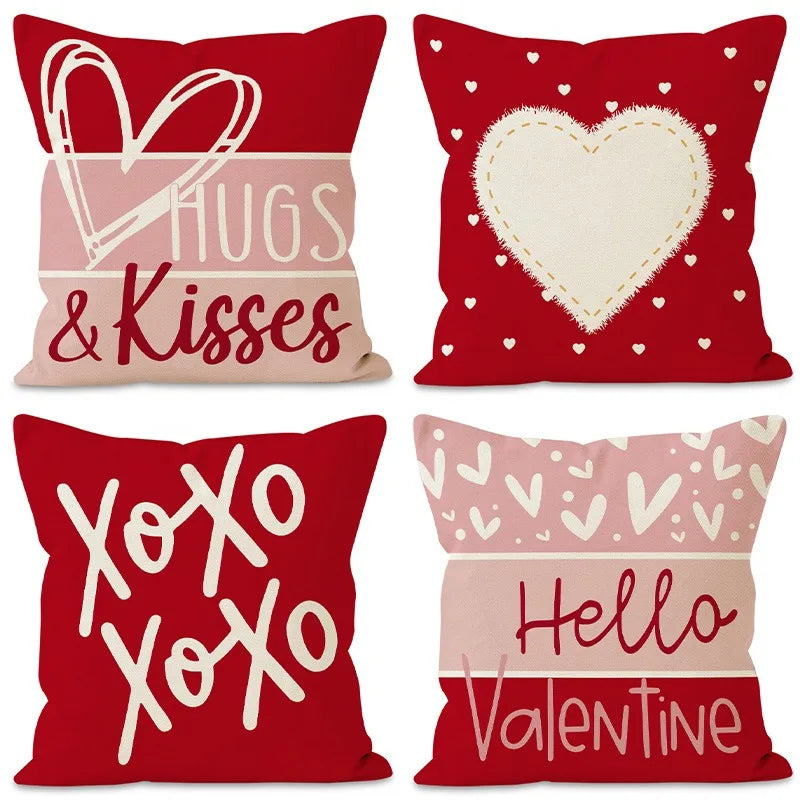 🛏️💘 Cozy Up in Love – Valentine’s Heart Print Pillowcase! 💝🌹