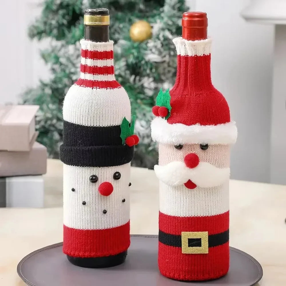 π
β¨ Festive Wine Bottle Cover π·π