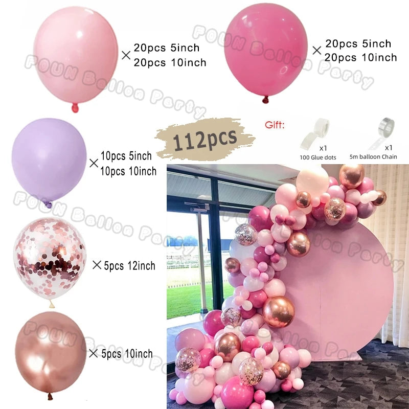 πΌ Gender Reveal Balloon Arch Kit β Stunning Baby Shower Backdrop for Boy or Girl