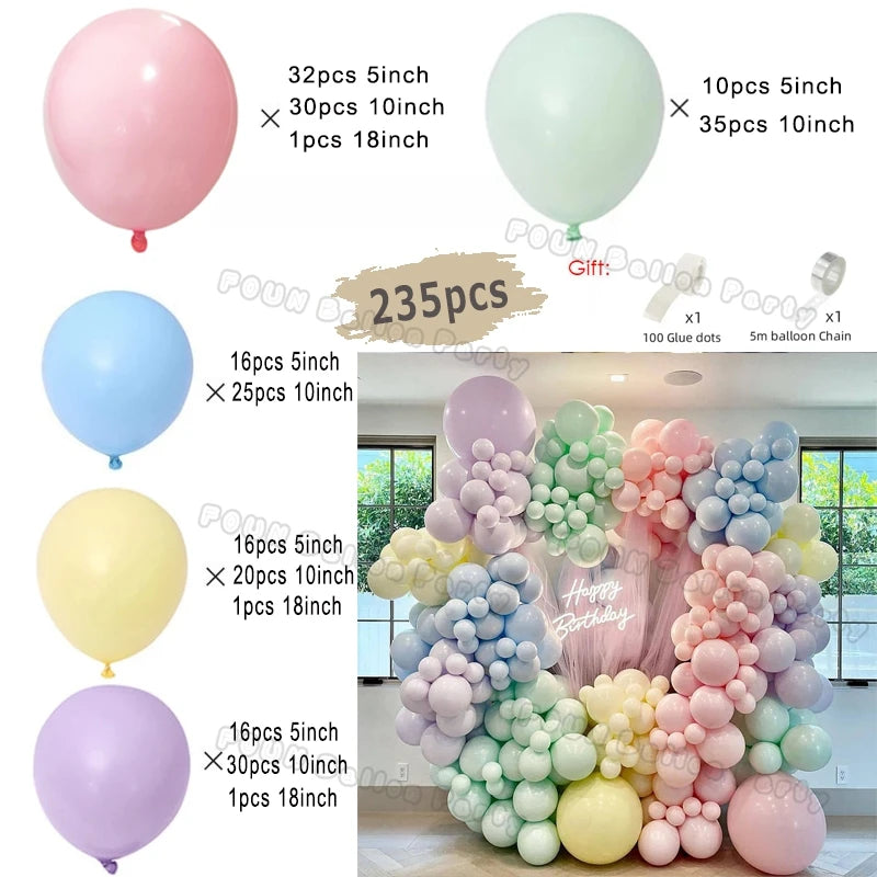 πΌ Gender Reveal Balloon Arch Kit β Stunning Baby Shower Backdrop for Boy or Girl