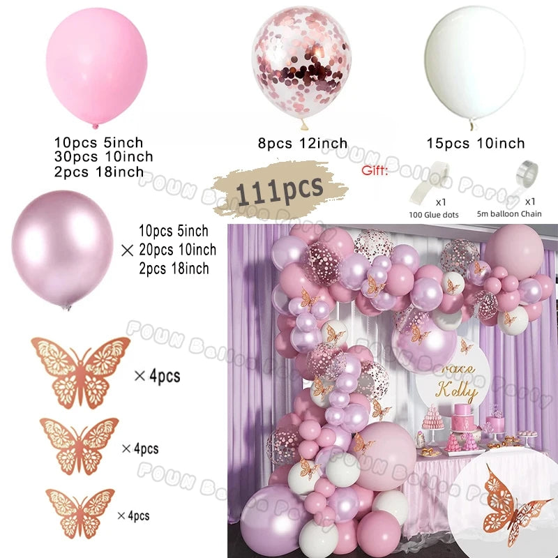 πΌ Gender Reveal Balloon Arch Kit β Stunning Baby Shower Backdrop for Boy or Girl