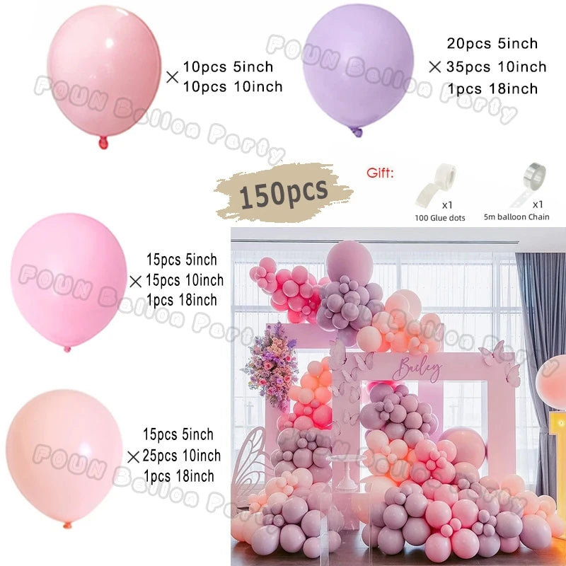 πΌ Gender Reveal Balloon Arch Kit β Stunning Baby Shower Backdrop for Boy or Girl