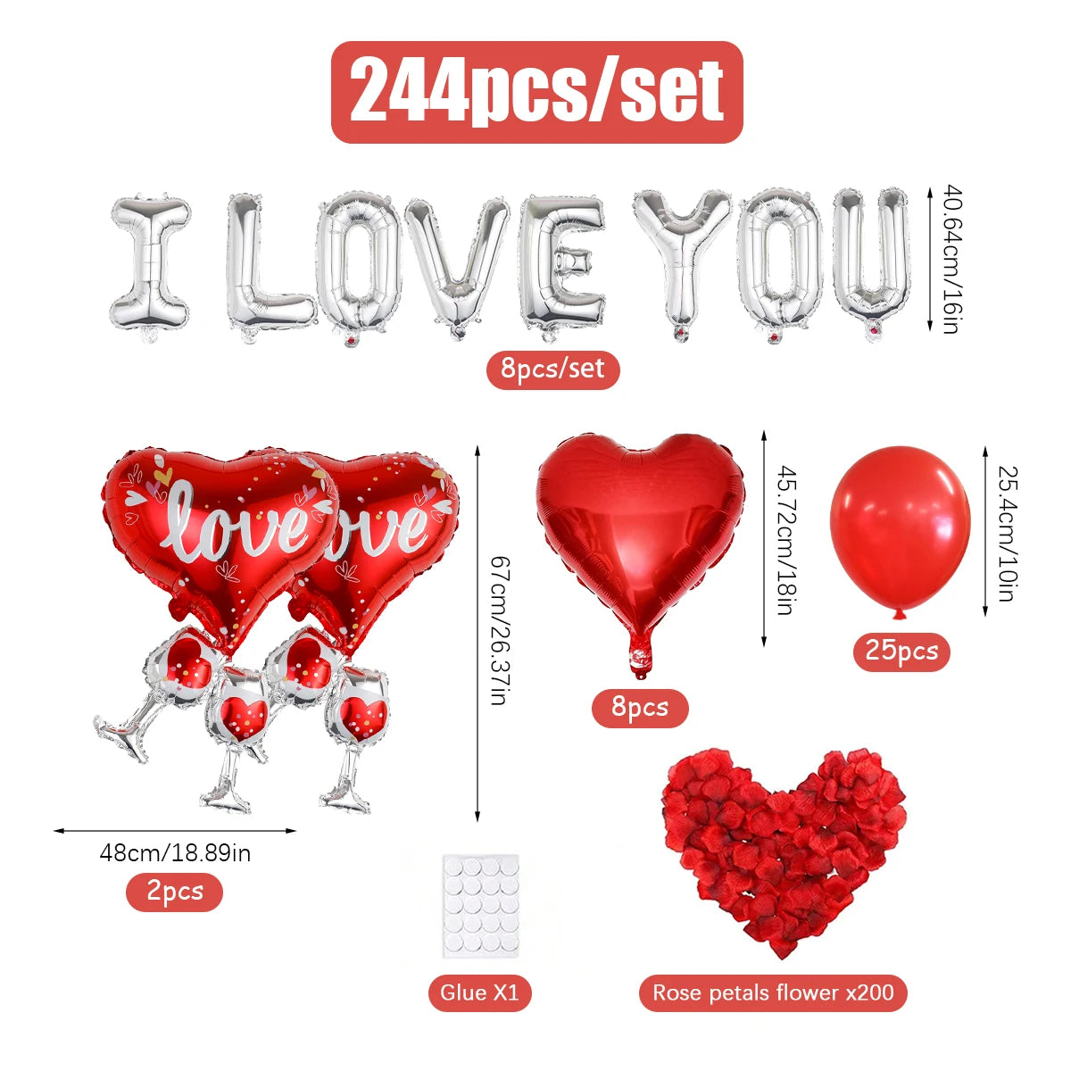 ππ "I Love You" Heart Balloons β Say It with Love! πβ¨