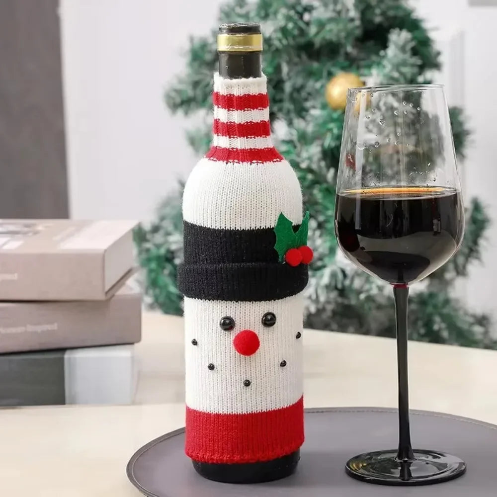 π
β¨ Festive Wine Bottle Cover π·π