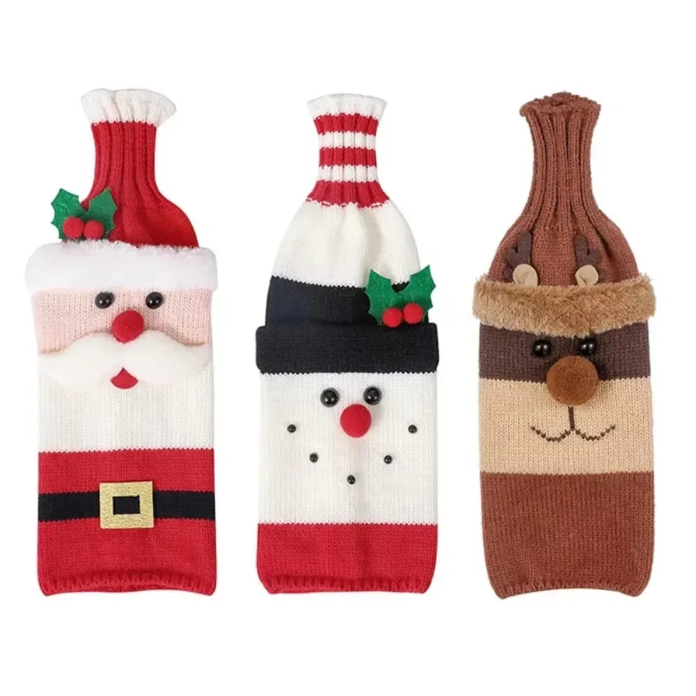 π
β¨ Festive Wine Bottle Cover π·π