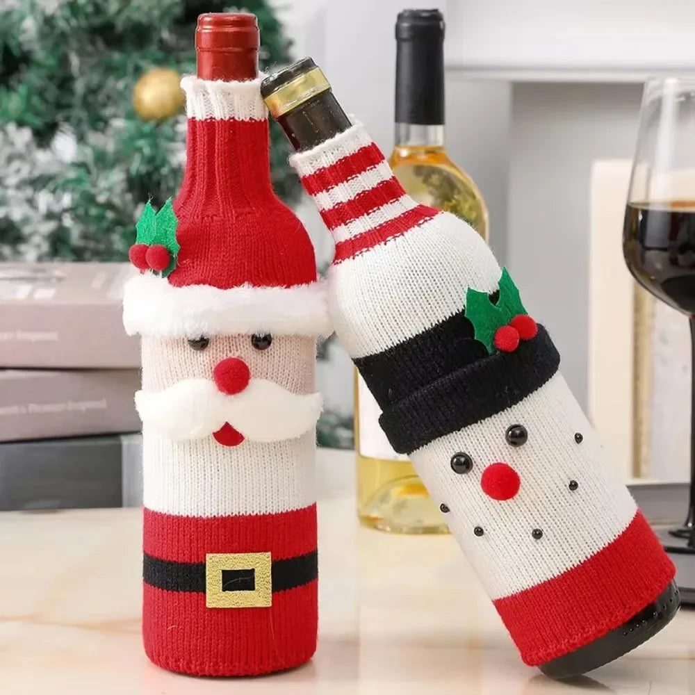 π
β¨ Festive Wine Bottle Cover π·π