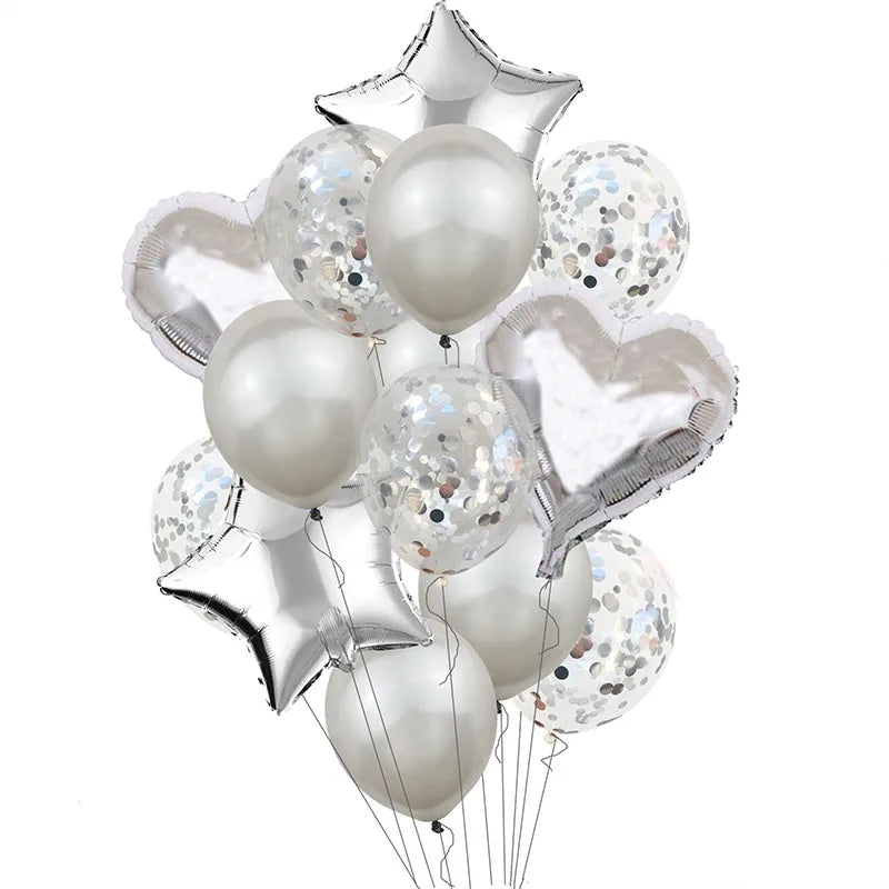 🎉 Rose Gold Confetti Balloons – Glamorous Party Décor for Unforgettable Birthday
