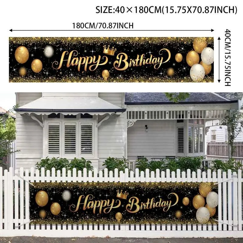 π Birthday Party Decoration Banner β Reusable & Vibrant!