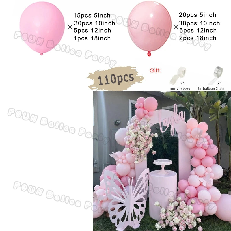 πΌ Gender Reveal Balloon Arch Kit β Stunning Baby Shower Backdrop for Boy or Girl