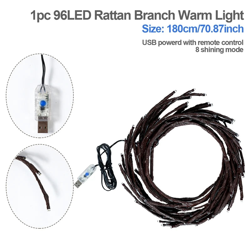 πβ¨ Christmas Rattan Branch Light! β¨πΏ