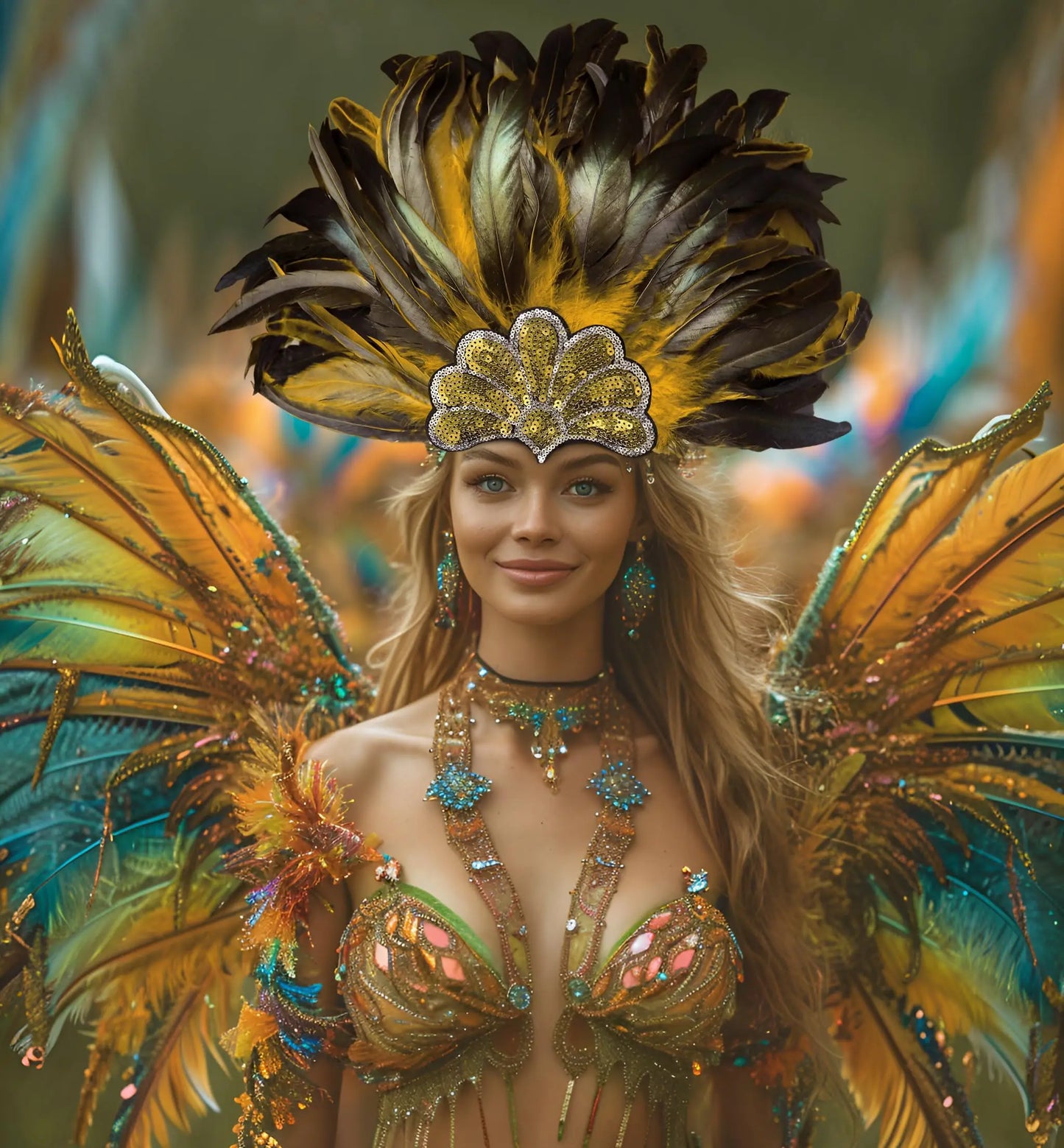 π Perfect Carnival Feather Headpiece π