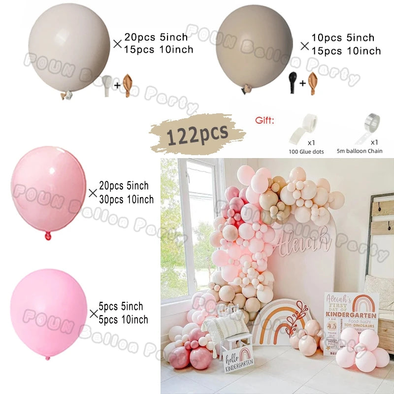 πΌ Gender Reveal Balloon Arch Kit β Stunning Baby Shower Backdrop for Boy or Girl