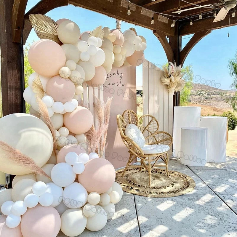 πΌ Gender Reveal Balloon Arch Kit β Stunning Baby Shower Backdrop for Boy or Girl