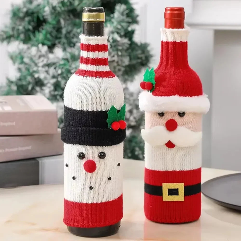 π
β¨ Festive Wine Bottle Cover π·π