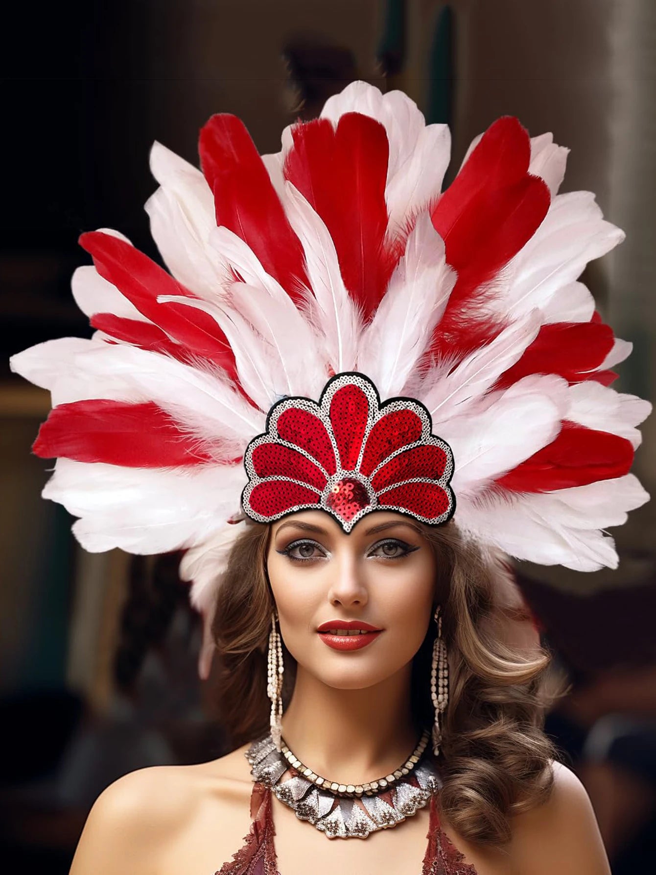 π Perfect Carnival Feather Headpiece π