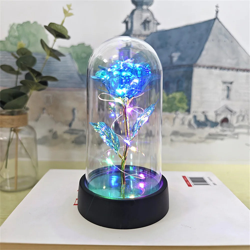 πΉβ¨ Eternal Love LED Rose in Glass Dome β Romantic Gift for Her π‘β€οΈ