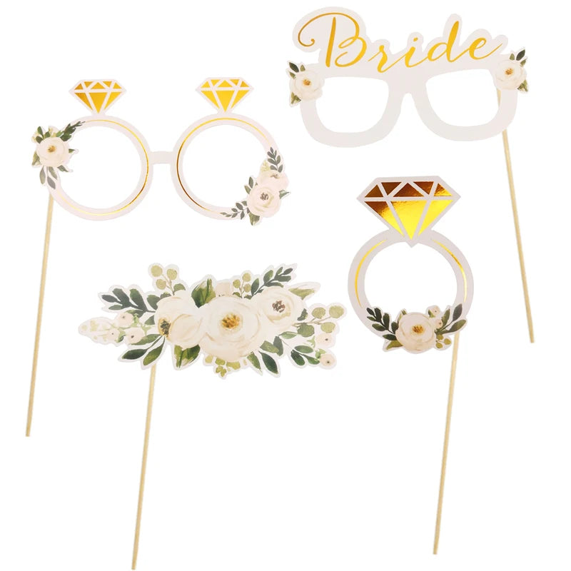 🕊️Team Bride Photo Booth Props – Make Every Bachelorette Snap Unforgettable!