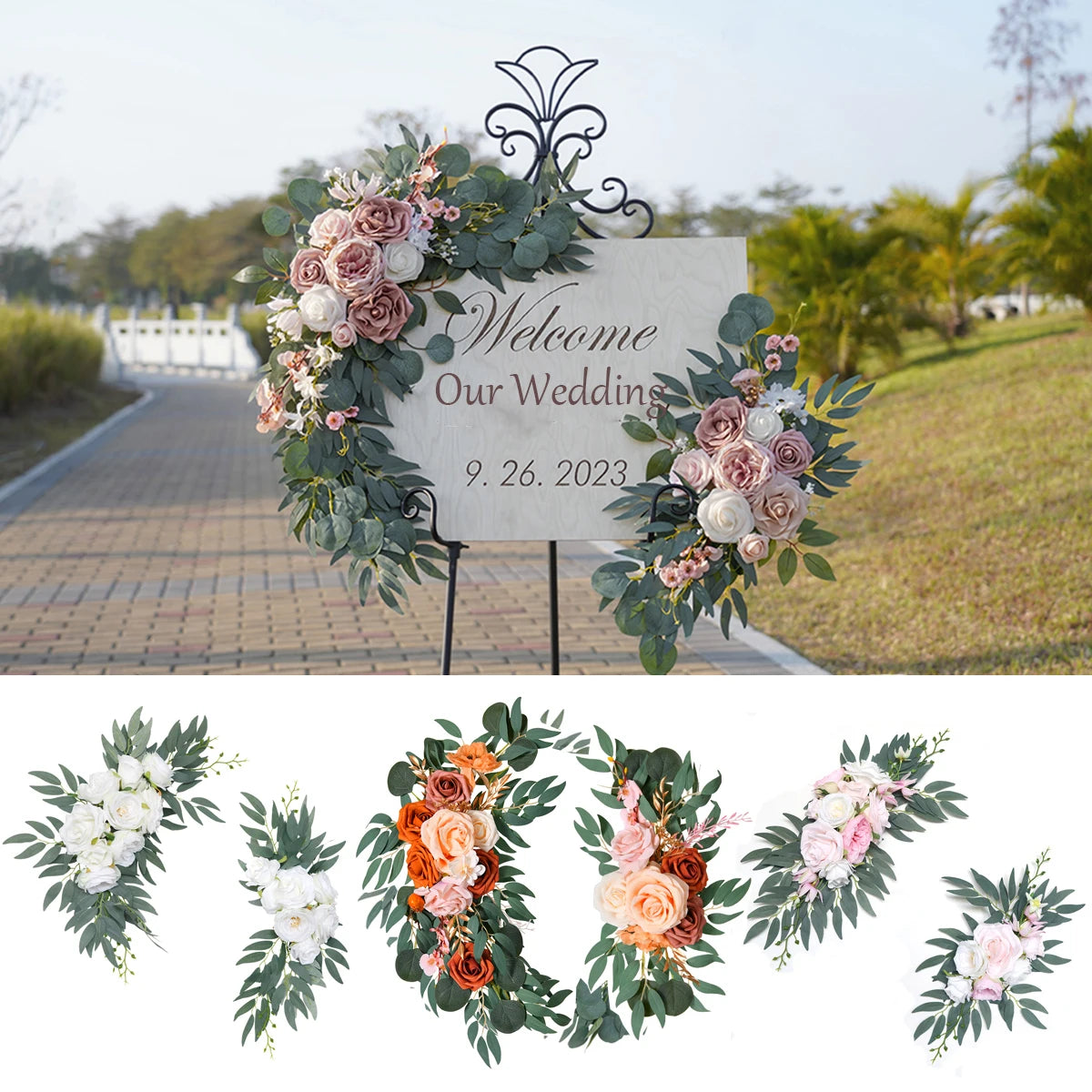 ποΈ Elegant Romance Wedding Arch Flower Kit β Timeless Beauty Without the Hassle