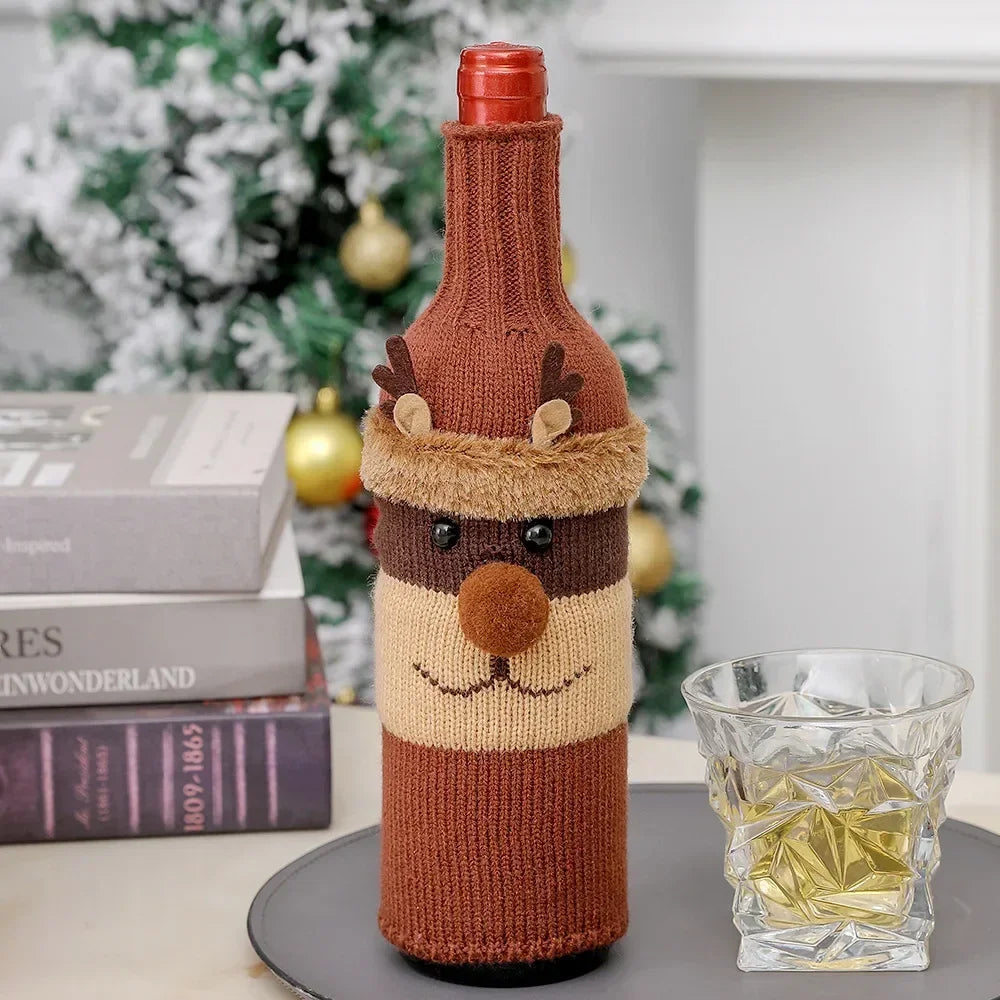 π
β¨ Festive Wine Bottle Cover π·π