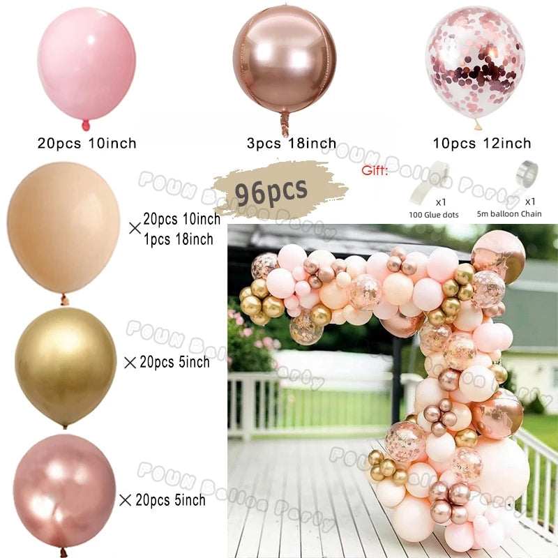 πΌ Gender Reveal Balloon Arch Kit β Stunning Baby Shower Backdrop for Boy or Girl