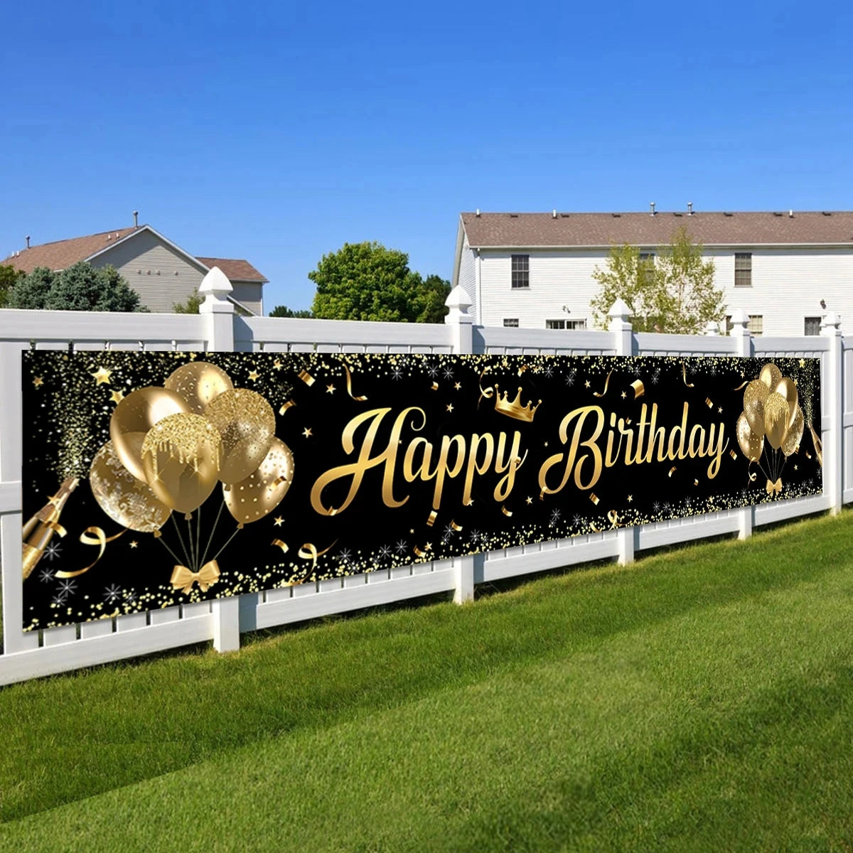 π Birthday Party Decoration Banner β Reusable & Vibrant!