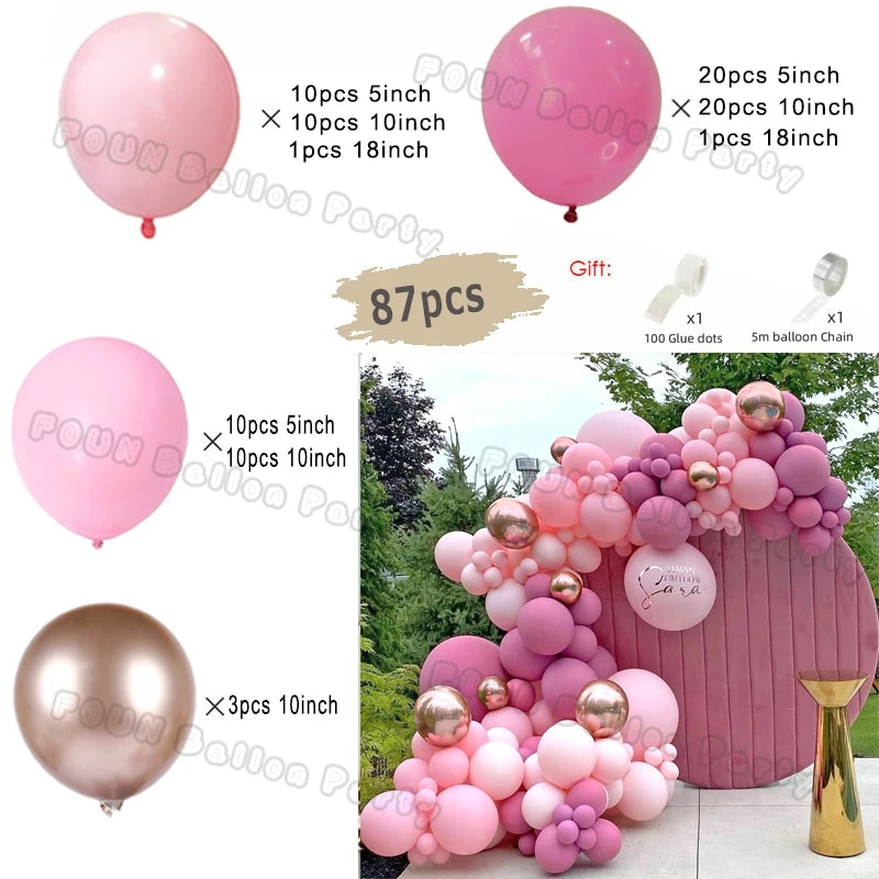 πΌ Gender Reveal Balloon Arch Kit β Stunning Baby Shower Backdrop for Boy or Girl