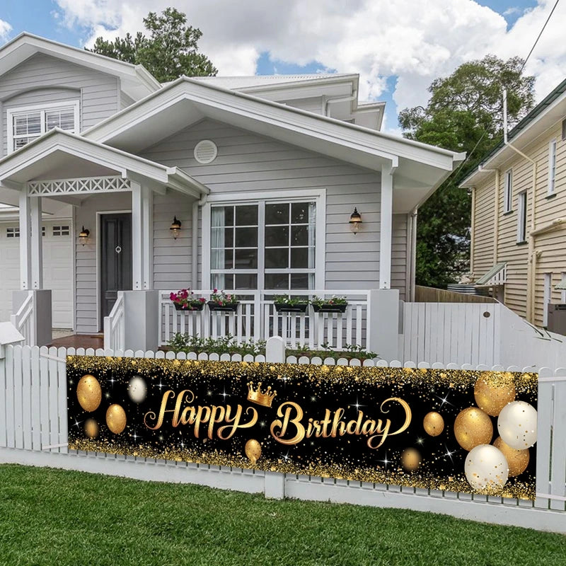 π Birthday Party Decoration Banner β Reusable & Vibrant!