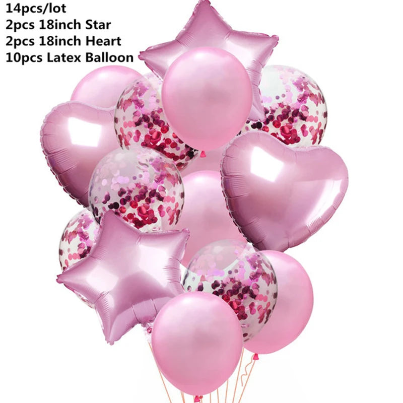 🎉 Rose Gold Confetti Balloons – Glamorous Party Décor for Unforgettable Birthday