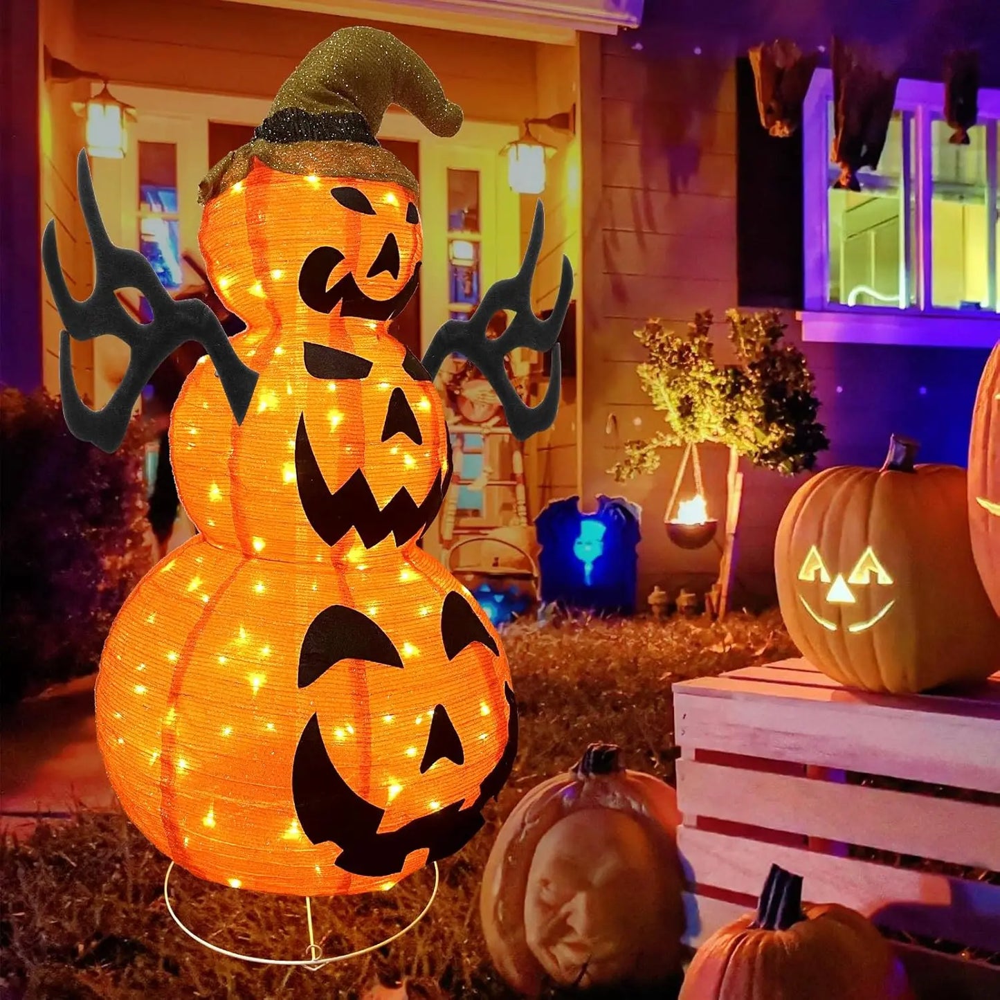 π Light-Up Halloween Pumpkin π