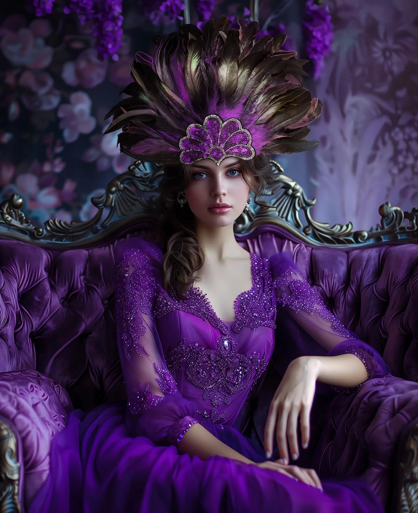 π Perfect Carnival Feather Headpiece π