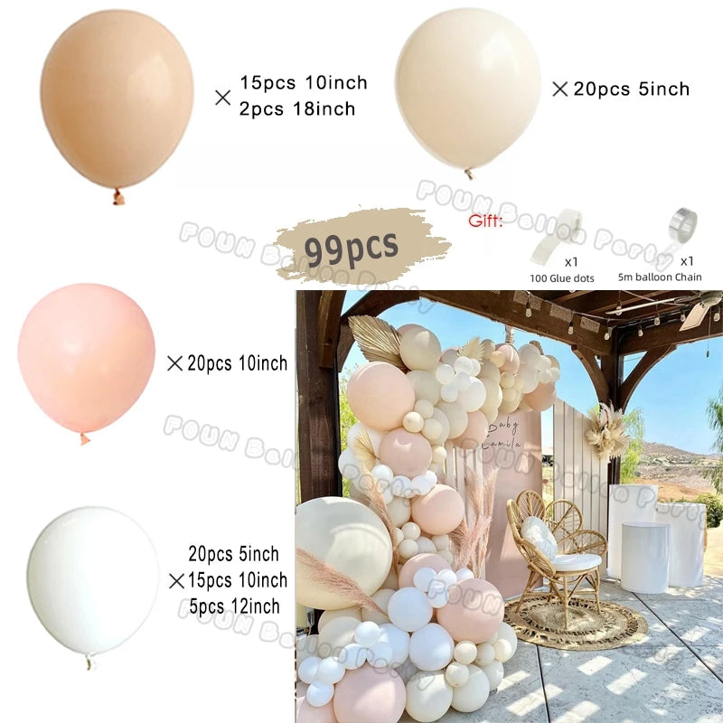 πΌ Gender Reveal Balloon Arch Kit β Stunning Baby Shower Backdrop for Boy or Girl