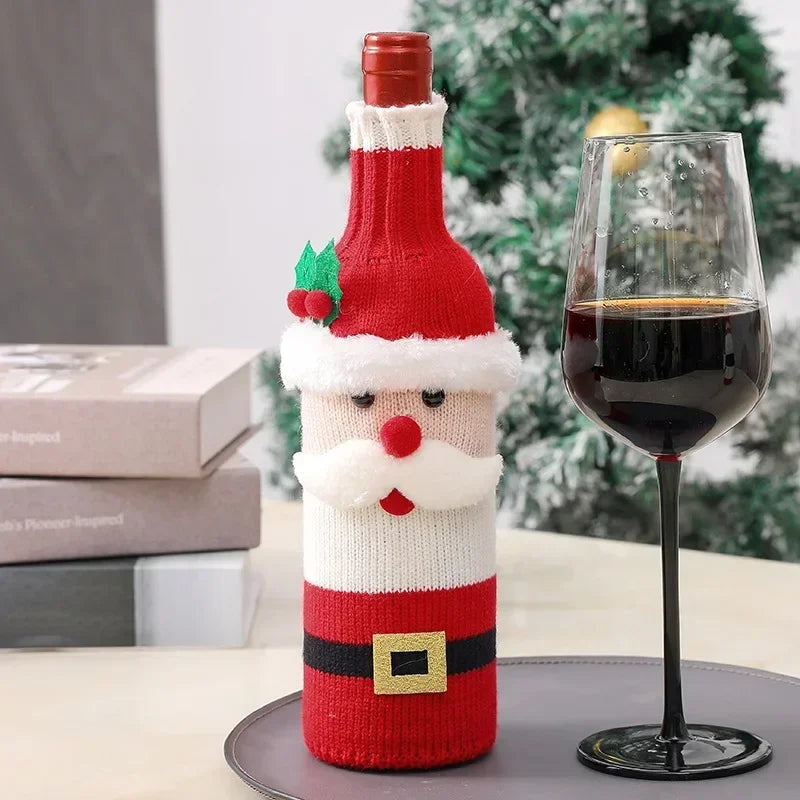 π
β¨ Festive Wine Bottle Cover π·π